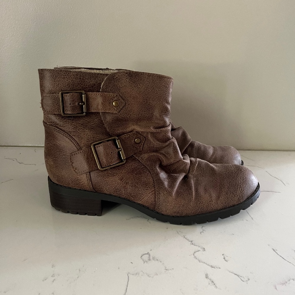 Soda Short Brown Boots